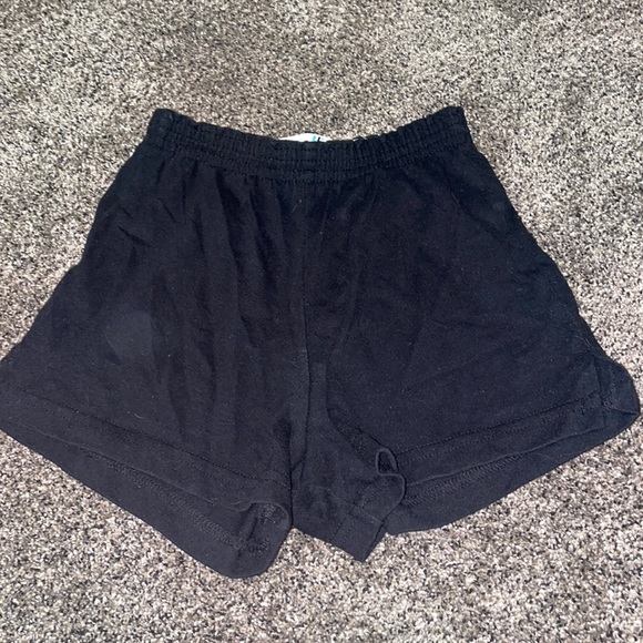 Black Varsity Shorts - Picture 1 of 3